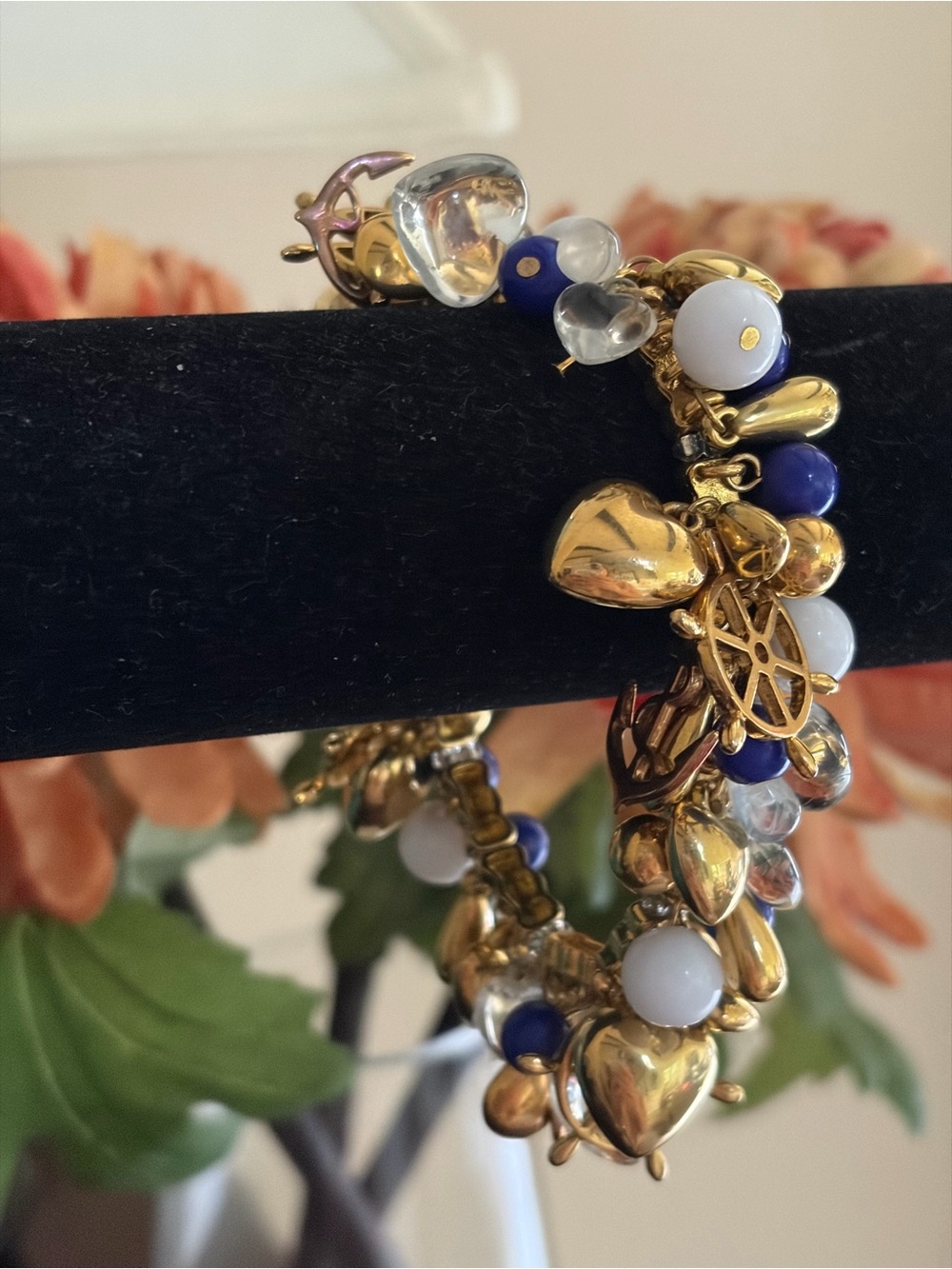 Vintage Joan Rivers stretch nautical theme charm bracelet - Picture 7 of 8
